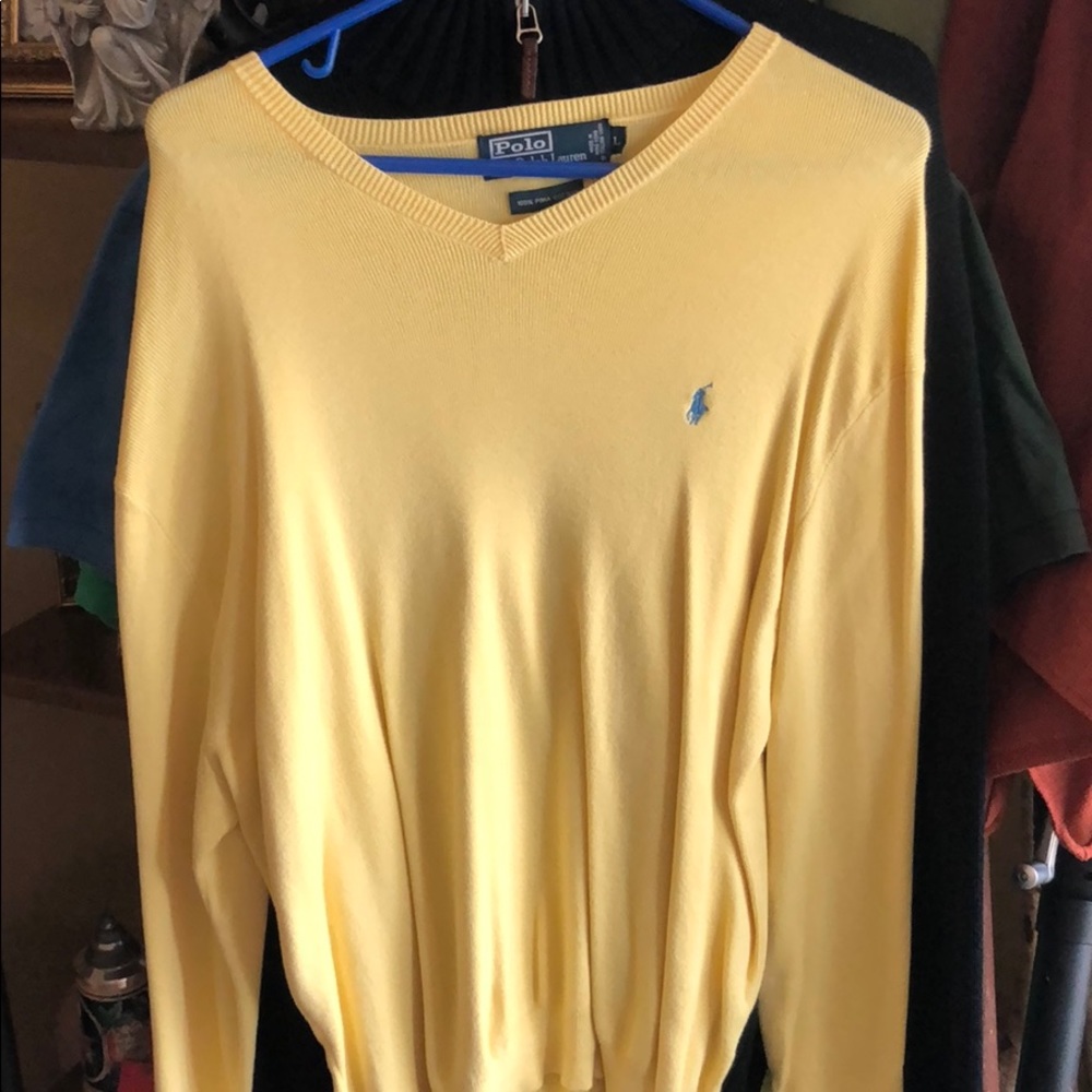 Polo slim fit sweater size l